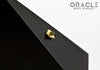 14k Hammered Heart with Tsavorite Threadless Gold End