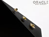 14k Hammered Heart with Rough Diamond Threadless Gold End