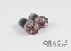 00g (9.5mm-10mm) Druzy Rough Amethyst Single Flare Plugs