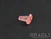 10g (2.5mm) Strawberry Quartz Single Flare Plugs