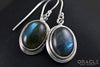 Sterling Silver Labradorite Earrings