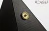 14k Nova with Sapphire Threadless Gold End
