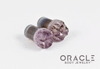 00g (9.5mm-10mm) Druzy Rough Amethyst Single Flare Plugs