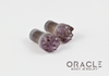 0g (8mm) Druzy Rough Amethyst Single Flare Plugs