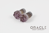 0g (8mm) Druzy Rough Amethyst Single Flare Plugs