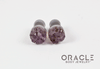 0g (8mm) Druzy Rough Amethyst Single Flare Plugs