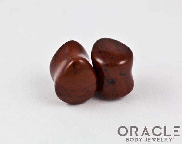 13mm Mahogany Obsidian Teardrops