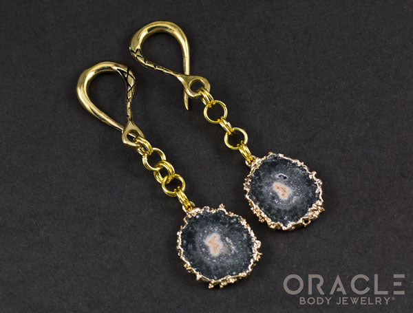 Crossover with Gold Plated Stalactite Slices