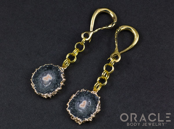 Crossover with Gold Plated Stalactite Slices