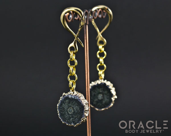 Crossover with Gold Plated Stalactite Slices