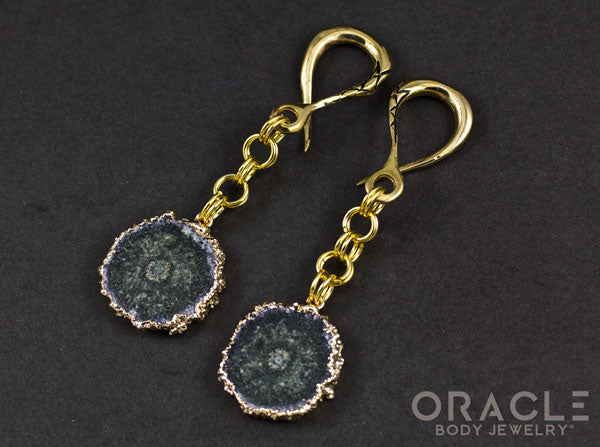 Crossover with Gold Plated Stalactite Slices