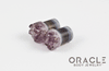 7/16" (11mm) Druzy Rough Amethyst Single Flare Plugs