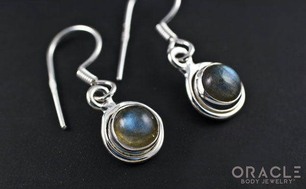 Sterling Silver Labradorite Earrings