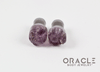 0g (8mm) Druzy Rough Amethyst Single Flare Plugs