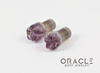 0g (8mm) Druzy Rough Amethyst Single Flare Plugs