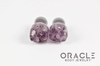 00g (9.5mm-10mm) Druzy Rough Amethyst Single Flare Plugs