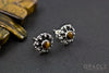 Sterling Silver Yellow Tiger Eye Earrings