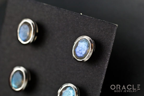 Sterling Silver Labradorite Earrings