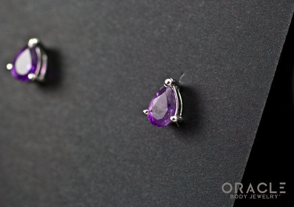 Sterling Silver Amethyst Earrings