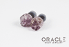 00g (9.5mm-10mm) Druzy Rough Amethyst Single Flare Plugs