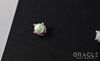 Sterling Silver Synthetic White Opal Earrings