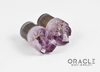 1/2" (12.5mm) Druzy Rough Amethyst Single Flare Plugs