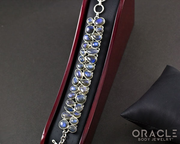 Sterling Silver Labradorite Bracelet