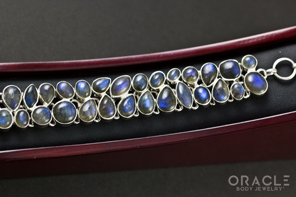 Sterling Silver Labradorite Bracelet