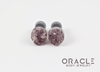 0g (8mm) Druzy Rough Amethyst Single Flare Plugs