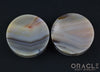 2-1/4" Montana Agate Plugs