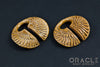 1/2" (12.5mm) Fossilized Mammoth Ivory Winged Weights