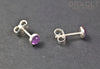 Sterling Silver Amethyst Earrings