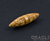 7/16" Fossilized Mammoth Ivory Carved Septum Spike