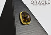 14k Fire Agate Threadless Gold End
