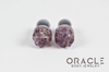 00g (9.5mm-10mm) Druzy Rough Amethyst Single Flare Plugs