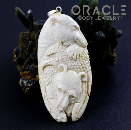 Bear And Eagle Pendant