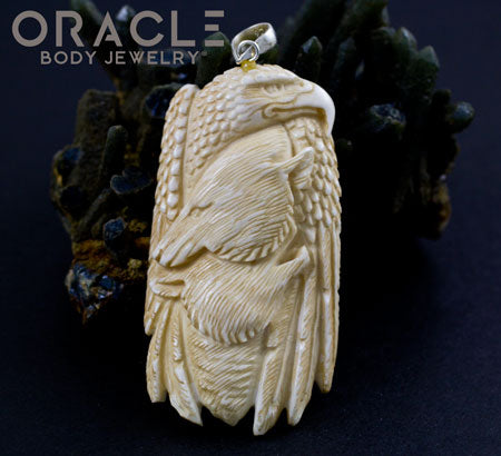 Eagle, Bear, and Wolf Pendant