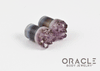 7/16" (11mm) Druzy Rough Amethyst Single Flare Plugs