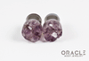 1/2" (12.5mm) Druzy Rough Amethyst Single Flare Plugs