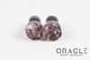 00g (9.5mm-10mm) Druzy Rough Amethyst Single Flare Plugs