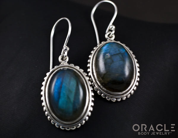 Sterling Silver Labradorite Earrings