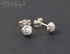 Sterling Silver Howlite Earrings