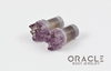 0g (8mm) Druzy Rough Amethyst Single Flare Plugs