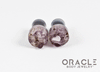 00g (9.5mm-10mm) Druzy Rough Amethyst Single Flare Plugs