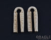 00g (9.5-10mm) Fossilized Mammoth Ivory Long Naga Weights