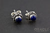 Sterling Silver Lapis Earrings