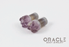 0g (8mm) Druzy Rough Amethyst Single Flare Plugs