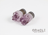 1/2" (12.5mm) Druzy Rough Amethyst Single Flare Plugs