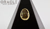 14k Fire Agate Threadless Gold End