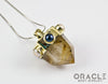 Zuul Pendant with Rutilated Quartz Points and Genuine Pearl Accents